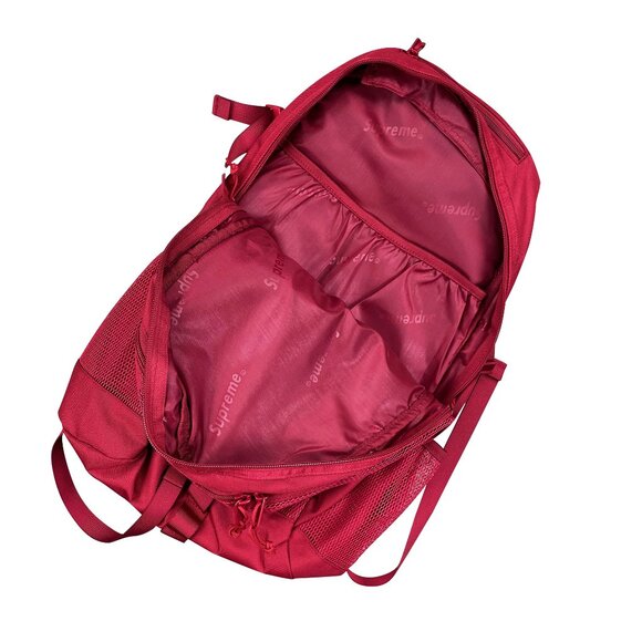 Supreme SS20 Mesh Backpack Dark Red - Picture 3 of 8